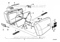 Valigia integrale per BMW Motorrad K 100 LT dal 1986